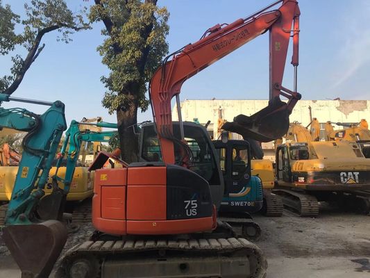 Excavatrice utilisée au Japon ZX75US-3 Excavatrice Hitachi Crawler économe en énergie