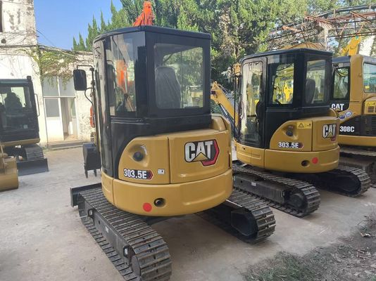 Efficacité énergétique Utilisé CAT Excavator Crawler Caterpillar 303.5 E CR résistant à la rouille