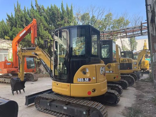 Efficacité énergétique Utilisé CAT Excavator Crawler Caterpillar 303.5 E CR résistant à la rouille
