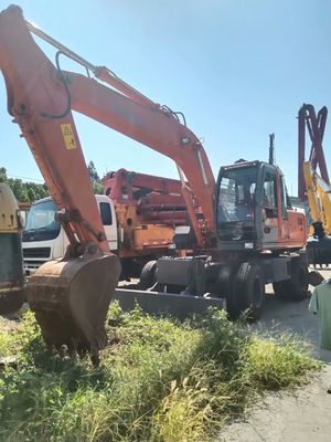 Couleur d'origine Utilisé Hitachi ZX160W Excavateur à roues en bon état