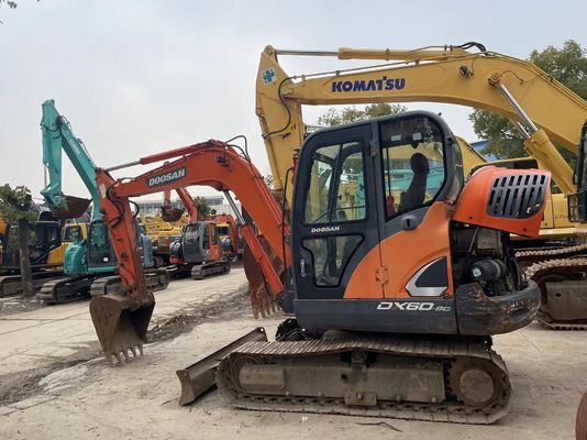 2018 Année utilisée Doosan DX60-9C mini excavateur En excellent état/Used Doosan mini excavateur à vendre