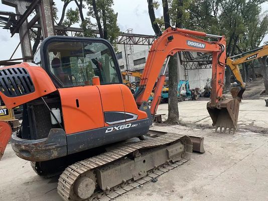 2018 Année utilisée Doosan DX60-9C mini excavateur En excellent état/Used Doosan mini excavateur à vendre