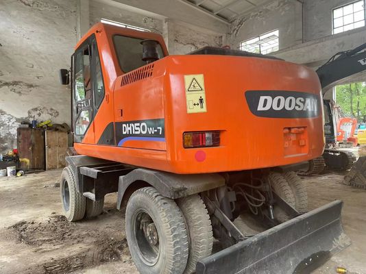 2012 Année d'occasion Mini Excavator à roues Doosan DH150W-7 en bon état