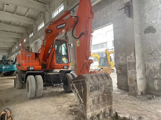 Excavateur à roues à commande intelligente DH150W-7 Excavateur à roues Doosan 2012 Année