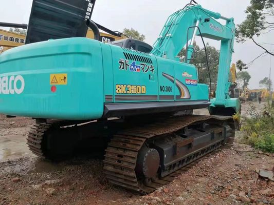 Excavatrice utilisée pour les rampes Kobelco SK350-8 Excavatrice de 35 tonnes avec peinture d'origine