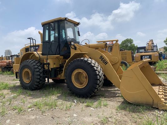 Faible bruit 966H Chargeur à roues CAT d'occasion Haute efficacité avec moteur CAT