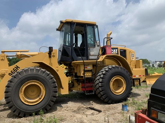 Faible bruit 966H Chargeur à roues CAT d'occasion Haute efficacité avec moteur CAT