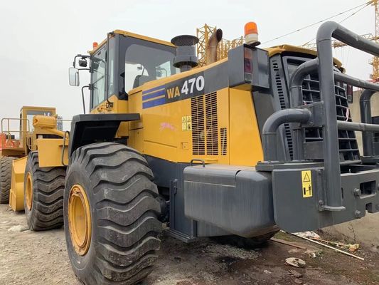Repeindre la couleur du chargeur de roue utilisé Komatsu WA470-6 chargeur d'occasion