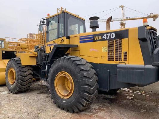 Repeindre la couleur du chargeur de roue utilisé Komatsu WA470-6 chargeur d'occasion