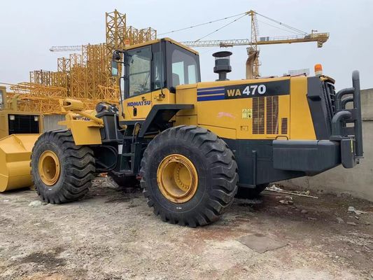 Repeindre la couleur du chargeur de roue utilisé Komatsu WA470-6 chargeur d'occasion