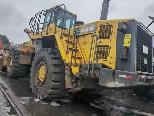 Komatsu WA600-6 chargeur à petites roues usagé WA500-6 Opération de sécurité pour l'exploitation minière