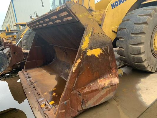 Komatsu WA600-6 chargeur à petites roues usagé WA500-6 Opération de sécurité pour l'exploitation minière