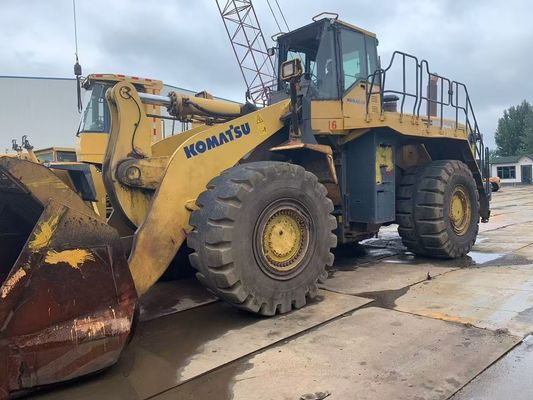 Komatsu WA600-6 chargeur à petites roues usagé WA500-6 Opération de sécurité pour l'exploitation minière