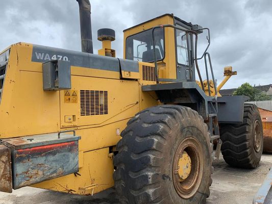 Couleur d'origine Utilisé Komatsu WA470-3 chargeur à roues en excellent état