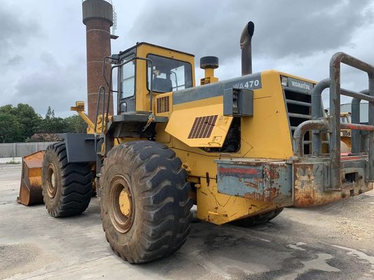 Couleur d'origine Utilisé Komatsu WA470-3 chargeur à roues en excellent état