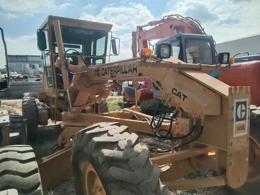 Catégorie 140G Gradeur à moteur d'occasion Fonctionnement stable 140H Gradeur à chenille d'occasion