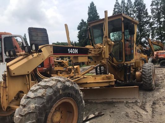 Gradeur de moteur CAT 140H d'occasion haute précision avec mouvement de lame adaptable