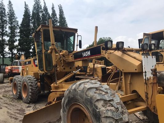 Gradeur de moteur CAT 140H d'occasion haute précision avec mouvement de lame adaptable