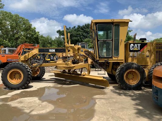 CAT 160K Gradeur de moteur d'occasion Gradeur de moteur de chenille d'occasion à haut rendement
