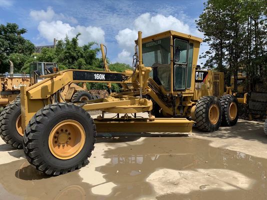 CAT 160K Gradeur de moteur d'occasion Gradeur de moteur de chenille d'occasion à haut rendement