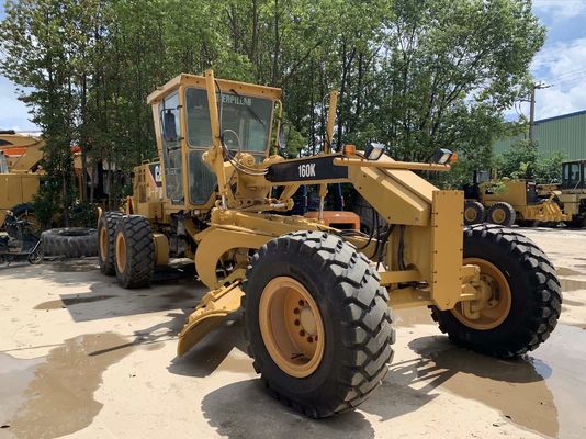 CAT 160K Gradeur de moteur d'occasion Gradeur de moteur de chenille d'occasion à haut rendement