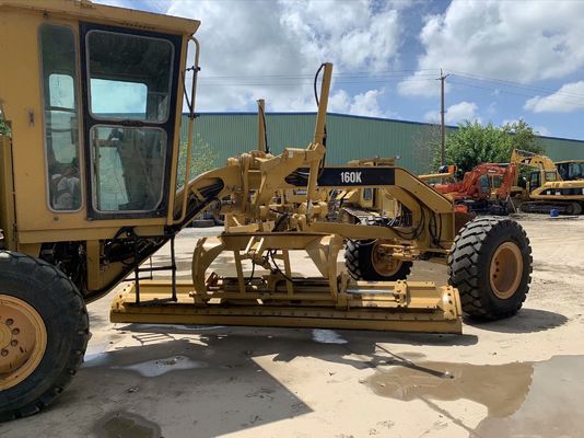 CAT 160K Gradeur de moteur d'occasion Gradeur de moteur de chenille d'occasion à haut rendement