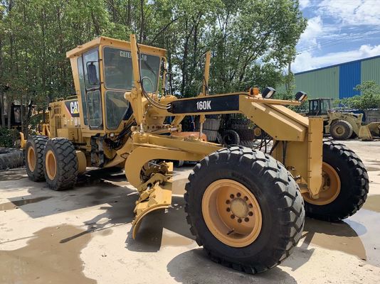 CAT 160K Gradeur de moteur d'occasion Gradeur de moteur de chenille d'occasion à haut rendement