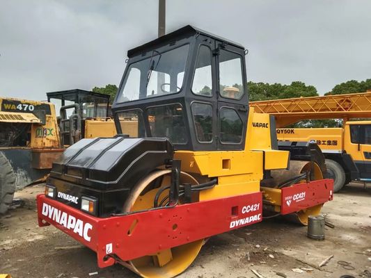 Dynapac CC421 Rouleau routier d'occasion à double tambour Rouleau routier à haute productivité Suède