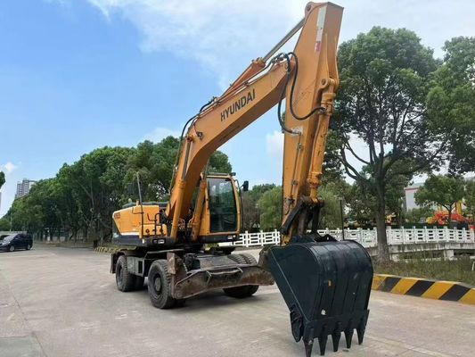 Excavateur à roues d'occasion Hyundai R210W-9 En excellent état/Excavateur à roues d'occasion à vendre