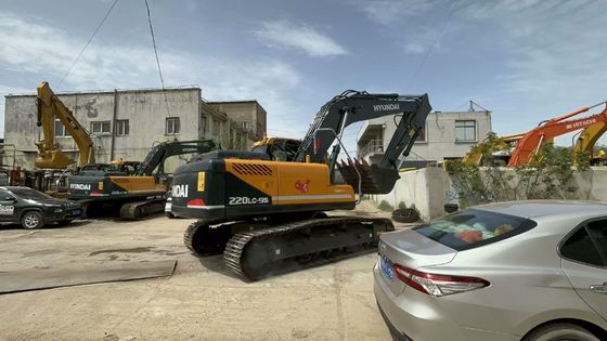 Excavateur Hyundai R220LC-9S d'occasion en excellent état / Excavateur Hyundai Crawler d'occasion à vendre