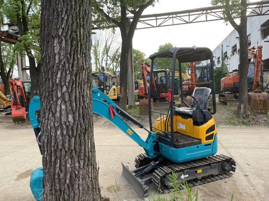 Couleur d'origine Mini-pelles utilisées Kubota U15-3S à vendre/mini-pelles utilisées travaillant à l'intérieur