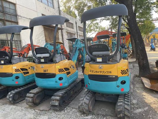 Couleur originale Utilisé Kobelco Excavator U17 Haute efficacité pour le travail en intérieur