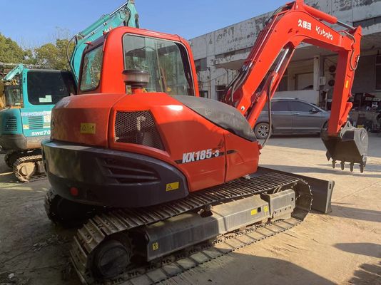 Excavateur d'occasion japonais Kubota KX185-3/Excavateur mini Kubota d'occasion