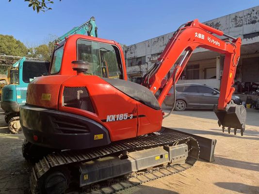 Excavateur d'occasion japonais Kubota KX185-3/Excavateur mini Kubota d'occasion