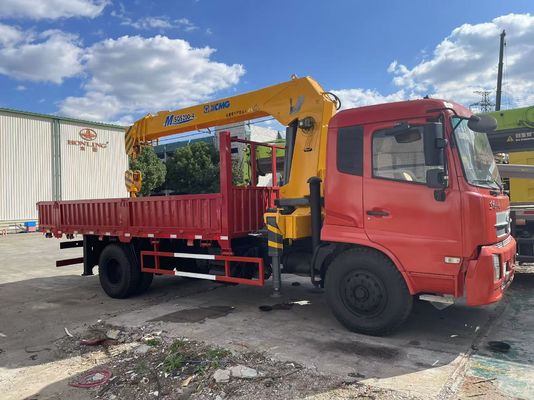 8 tonnes XCMG SQS200-4 camion monté grue d'occasion avec camion DongFeng 2019 année