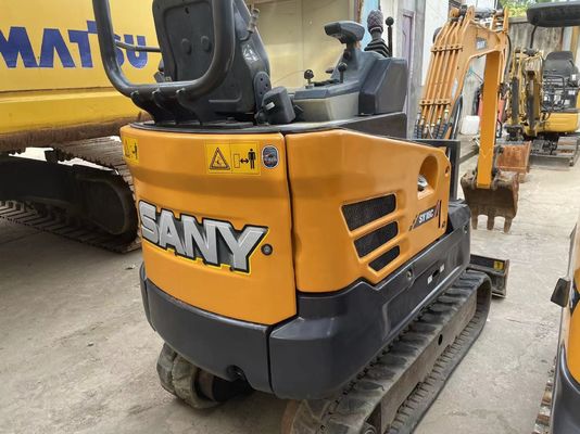 Utilisé SANY SY16C Mini Excavator Fonctionnement en douceur pour le travail dans le jardin