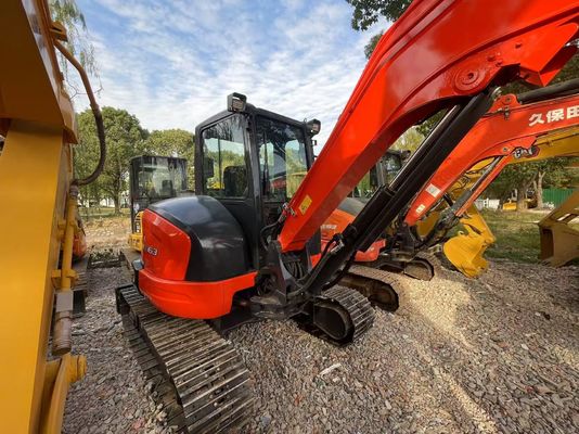 Couleur de peinture utilisée Kubota KX163-5 Mini Excavateur en excellent état/Excavateur Kubota avec moteur EPA et bras pivotant