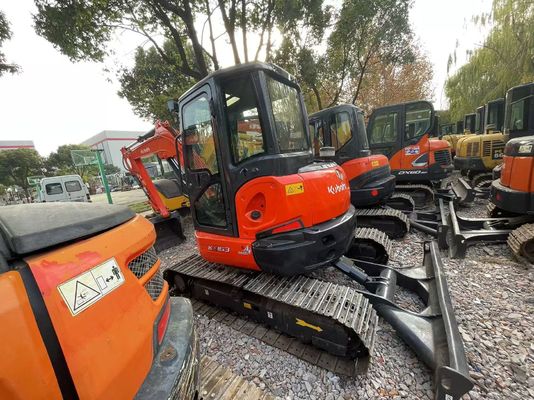 Couleur de peinture utilisée Kubota KX163-5 Mini Excavateur en excellent état/Excavateur Kubota avec moteur EPA et bras pivotant