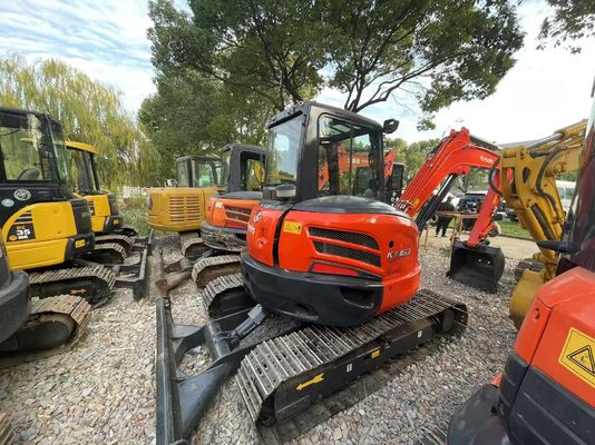 Couleur de peinture utilisée Kubota KX163-5 Mini Excavateur en excellent état/Excavateur Kubota avec moteur EPA et bras pivotant