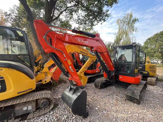 Couleur de peinture utilisée Kubota KX163-5 Mini Excavateur en excellent état/Excavateur Kubota avec moteur EPA et bras pivotant
