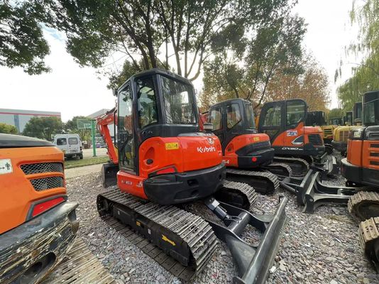 Couleur de peinture utilisée Kubota KX163-5 Mini Excavateur en excellent état/Excavateur Kubota avec moteur EPA et bras pivotant