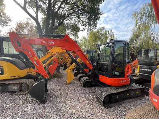 Couleur de peinture utilisée Kubota KX163-5 Mini Excavateur en excellent état/Excavateur Kubota avec moteur EPA et bras pivotant