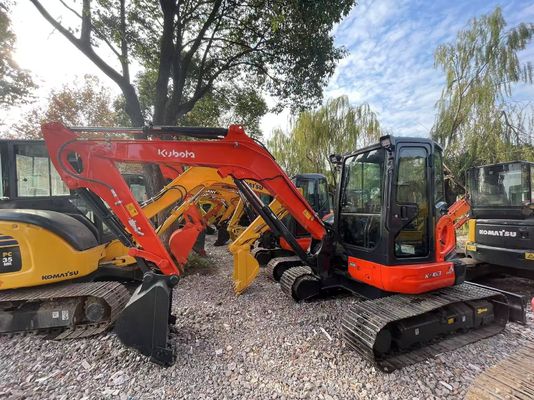 Couleur de peinture utilisée Kubota KX163-5 Mini Excavateur en excellent état/Excavateur Kubota avec moteur EPA et bras pivotant