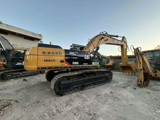 Utilisé Crawler Caterpillar 336D Excavator Repeinture Couleur 36 Tons Pour l'exploitation minière