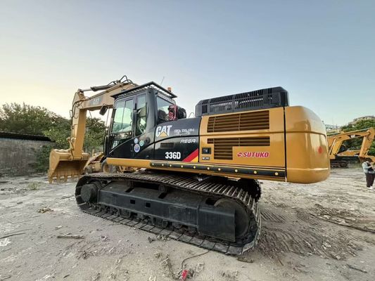 Utilisé Crawler Caterpillar 336D Excavator Repeinture Couleur 36 Tons Pour l'exploitation minière