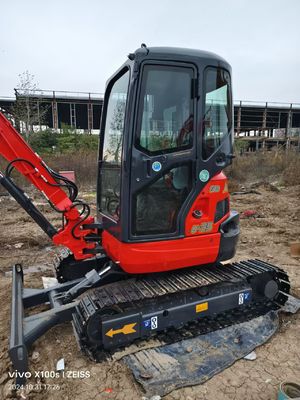 Excavatrice miniature Kubota U35-5 d'occasion au Japon avec moteur EPA/Excavatrice miniature Kubota d'occasion à vendre