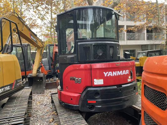 Excavatrice miniature Yanmar Vio55-5B d'origine japonaise avec moteur EPA/Excavatrice miniature Kubota d'occasion à vendre