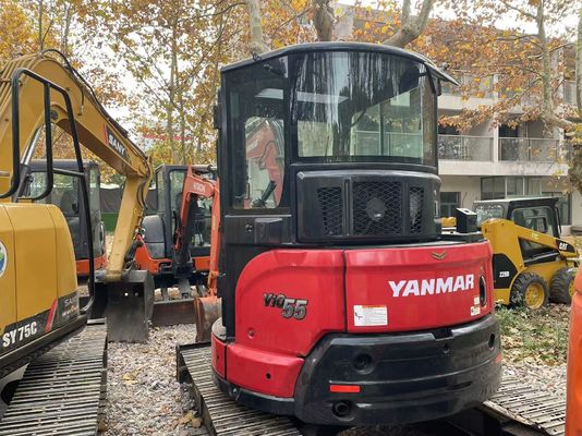 Excavatrice miniature Yanmar Vio55-5B d'origine japonaise avec moteur EPA/Excavatrice miniature Kubota d'occasion à vendre