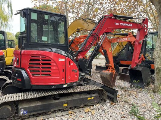 Excavatrice miniature Yanmar Vio55-5B d'origine japonaise avec moteur EPA/Excavatrice miniature Kubota d'occasion à vendre