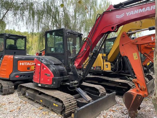Excavatrice miniature Yanmar Vio55-5B d'origine japonaise avec moteur EPA/Excavatrice miniature Kubota d'occasion à vendre